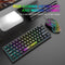 K61 RGB Wired Keyboard 60 Percent 62 Keys Ergonomic Gaming Keyboard (Black)