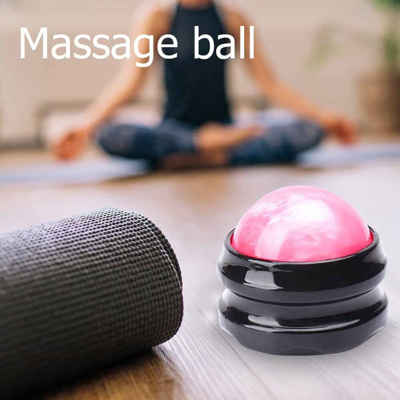 Cool Cold Massage Roller Ball Foot Back Body Massager Therapy Ball (Pink) Newly
