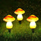 LED Luminous Mushroom Solar Lights Outdoor Garden Waterproof Lawn Stakes Lamps