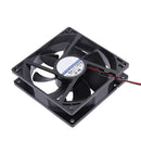 YD-129025SM DC 12V Cooler Fan 90x90x25mm 7 Blades Computer PC Cooling Fan Newly
