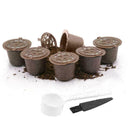 4PCS Refillable Reusable Coffee Filter Capsules Pods T2X9 Hot For Nespresso L9U2