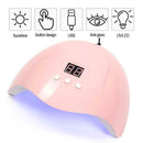 54W Nail Lamp UV LED Nail Lamp 36 Lights Gel Polish Dryer Tool Curing Nail L7C9
