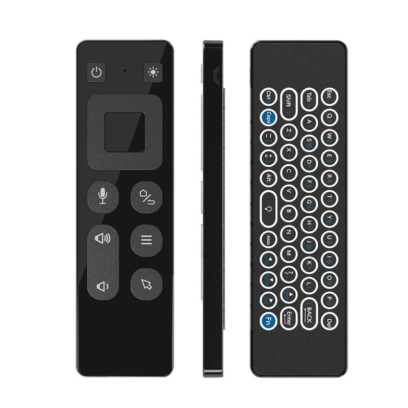 2"" 1 Air Mouse Remote RGB Backlit with 6-axis Gyroscope IR Learning for TV Box