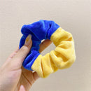 Girls Elastic Hair Bands Velvet Scrunchies Soft Hair Tie Plush Ponytail Holders