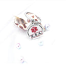 Emotional Support ESA Stainless Steel Animal Dog ID Tag Pet Necklace Collar
