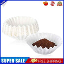 100Pcs White Coffee Filters Cone-Shape Drip Coffee Powder Filter Papers Strainer