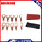 10x Heavy Duty Copper Battery Cable Ends Lugs 8AWG 3/8 with Heat Shrink Tubes