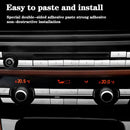 Fit For BMW 5 Series 2011-17 Air Conditioning CD Button Sequin Trim Cover Trim`