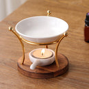 Base Tealight Holder Essential Oil Lamp Aroma Diffuser Aromatherapy Burner