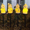 Outdoor LED Solar Snowman Light Garden Landscape Decorations Lawn Ground Lamp