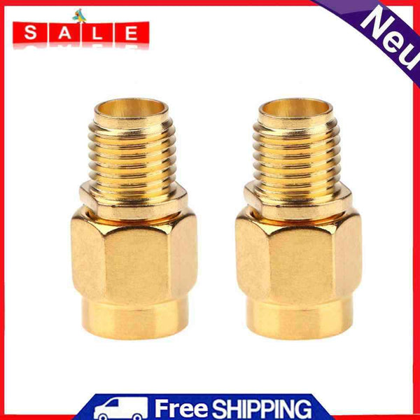 2pcs Coaxial RF Adapter Connector-SMA Female to RP-SMA Male 50ohm