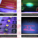9LED UV Mini Portable Flashlight Purple Light 395-400nm Ultraviolet Torch Lamp