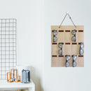 Eyeglasses Wall Door Hanging Pocket Glasses Storage Bag (Khaki) Newly