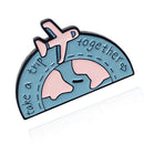 Cartoon Brooch Take A Trip Oil Drop Jacket Lapel Badge Jewelry (Style 1)