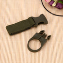 Portable Outdoor Hiking Nylon Webbing Bottle Holder Buckle Clip(Army Green)