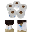 5pcs Hair Cutting Disposable Hairdressing Collar Neck Ruffle Roll Paper Newly