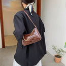 Retro Women Alligator Pattern Shoulder Bag Ladies Pure Color Chain Hobos Handbag
