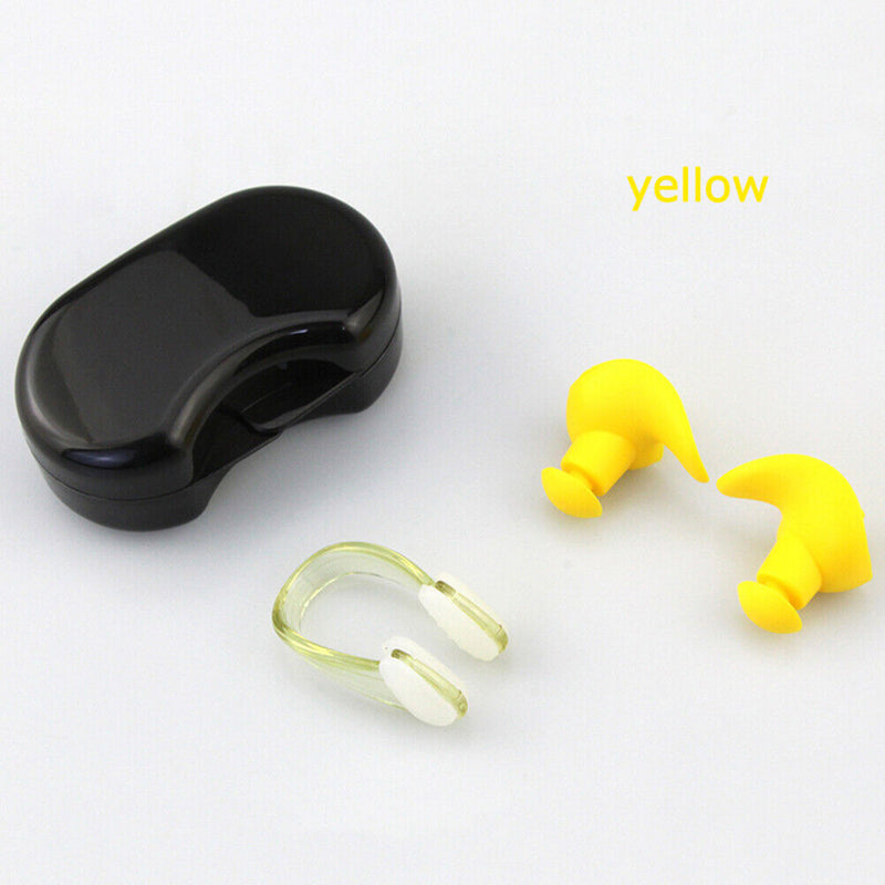 Swimming Earplugs Nose Clip Soft Silicone Ear Plug Waterproof Surf Swim Suppl