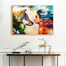 Painting By Numbers Acrylic Handmade Girl and Beast Digital Picture Art Decor