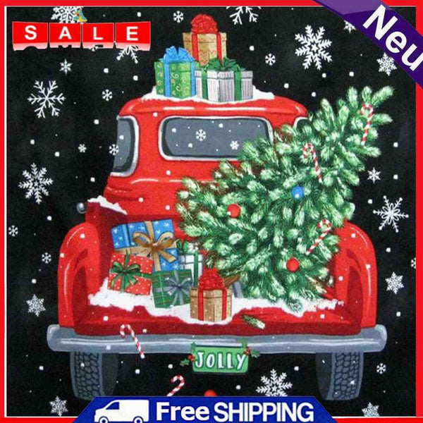 5D DIY Diamond Painting Kit Full Round Drill Snowflake Car Rhinestone Picture