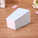 12pcs Wave Pattern Folding Popcorn Boxes for Birthday Party Wedding(Blue)