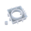 Silicone Molds for Flower Rose Vase Epoxy Casting DIY Mould Art Crafts (C) Newly