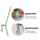 5pcs/set Outdoor Fishing Gear Accessories Plastic Luminous Tube Balance Brack