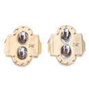 1 Pair MTB Bike Self Inhibition Quirle Lock Plate Pedal Cleat Cycling Peda