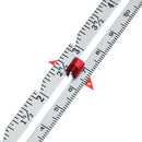 6'' Metal Hand Patchwork Ruler Sewing Gauge for Measuring Stitch Length Newly