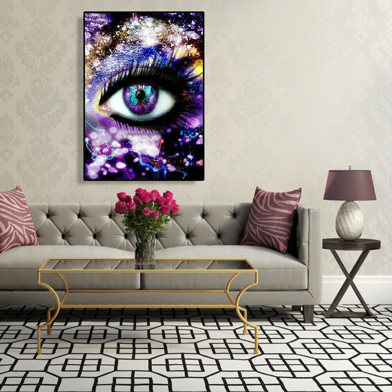 5D DIY Diamond Painting Full Drill Eyes Cross Stitch Embroidery Gift Home Decor
