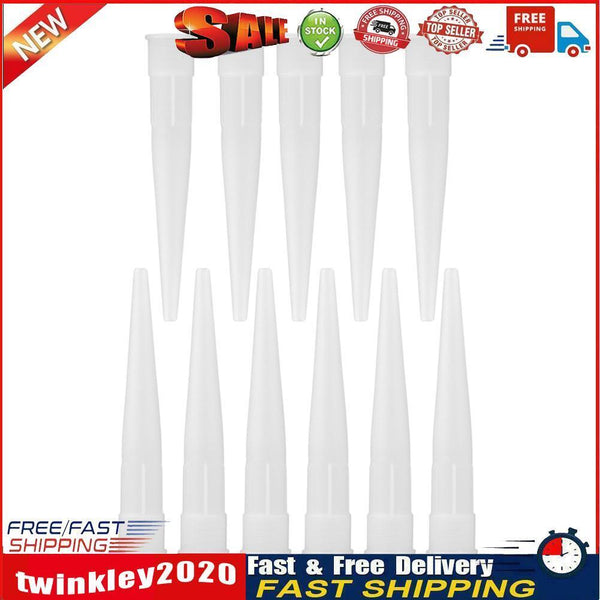 Caulking Nozzle Glass Glue Tip Sealant Finisher Grout Seam Tools (20pcs) Newly