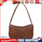 Retro Alligator Leather Handbag Women Casual Tote Shoulder Bag (Dark Brown)