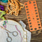 4x Sewing Thread Organizer Holder 20 Positions Cross Stitch Row Line Tools