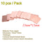 10 pcs 15mmx15mm 0.3mm  Heatsink Copper Shim Thermal Pads for Laptop Newly