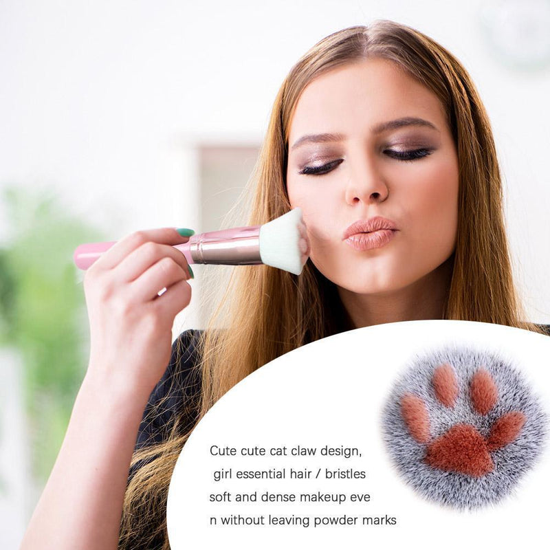 Single Pro Cat Claw Makeup Brush Fiber Hair Foundation Powder Face Cosmetic Pen