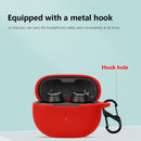 Silicone Cover for SoundPEATS Mini Pro Wireless Earphone Case (Red) Newly