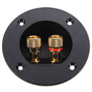Terminal Connectors Subwoofer Round Boxes with 2 Banana Jack Stereo Plug
