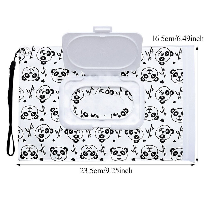 Easy-carry Cosmetic Pouch Wipe Bag Carrying Case Container Clean Wipes
