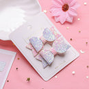 Layer Wedding Party Kids Hair Clips Bows Headwear Cute Hairpins Sequin Bow