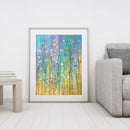 Oil Paint By Numbers Long Stemmed Flowers Hand Painted Drawing DIY Set No Frame