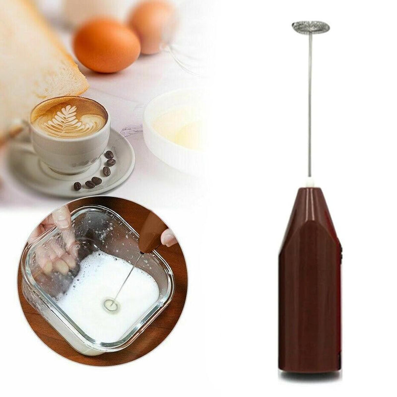 Electric Milk Frother Drink Foamer Whisk Mixer Stirrer Tool Coffee Beater V7Y6