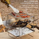 Portable Camping BBQ Net Stainless Steel Barbecue Grill Net (Single Net) Newly