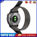 Nylon Loop Strap for Garmin Fenix 7/6 Pro/5/5 Plus Watch Band (22mm Grey)