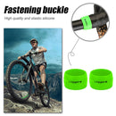 2pcs Bike Handlebar Tape Ring Anti-Skid Bicycle Handle Strap Sleeve (Green)