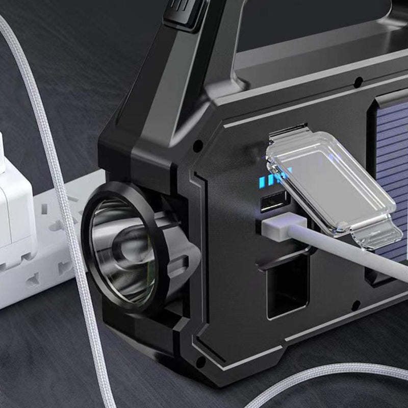 500lm Flashlight Portable 6 Gears Torch Light for Camping Accessories (COB)