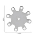 Stainless Steel Plate for DIY Carp Fishing Tackle Explosion Jig Hooks Set
