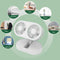 Telescopic Folding Fan Silent Summer Student Desktop Cooling Fan (White)
