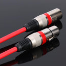 3Pin XLR Male to XLR Female Multi-Shielding Audio Adapter Cable for Microph