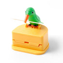 Toothpick Holder Dispenser Cute Bird Smart Automatic Toothpick Box (Yellow)