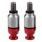 1 Pair M5x0.8mm Fork Air Bleeder Valves for Motocross Dirt Bike (Red)